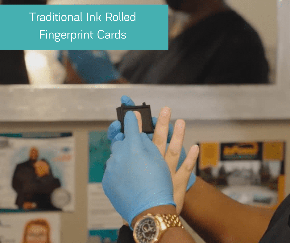 OnPointe Alliance Traditional Ink Rolled Fingerprint Card
